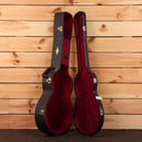 Pre-owned Taylor 12-Fret acoustic guitar natural finish with burgundy velvet-lined hard case