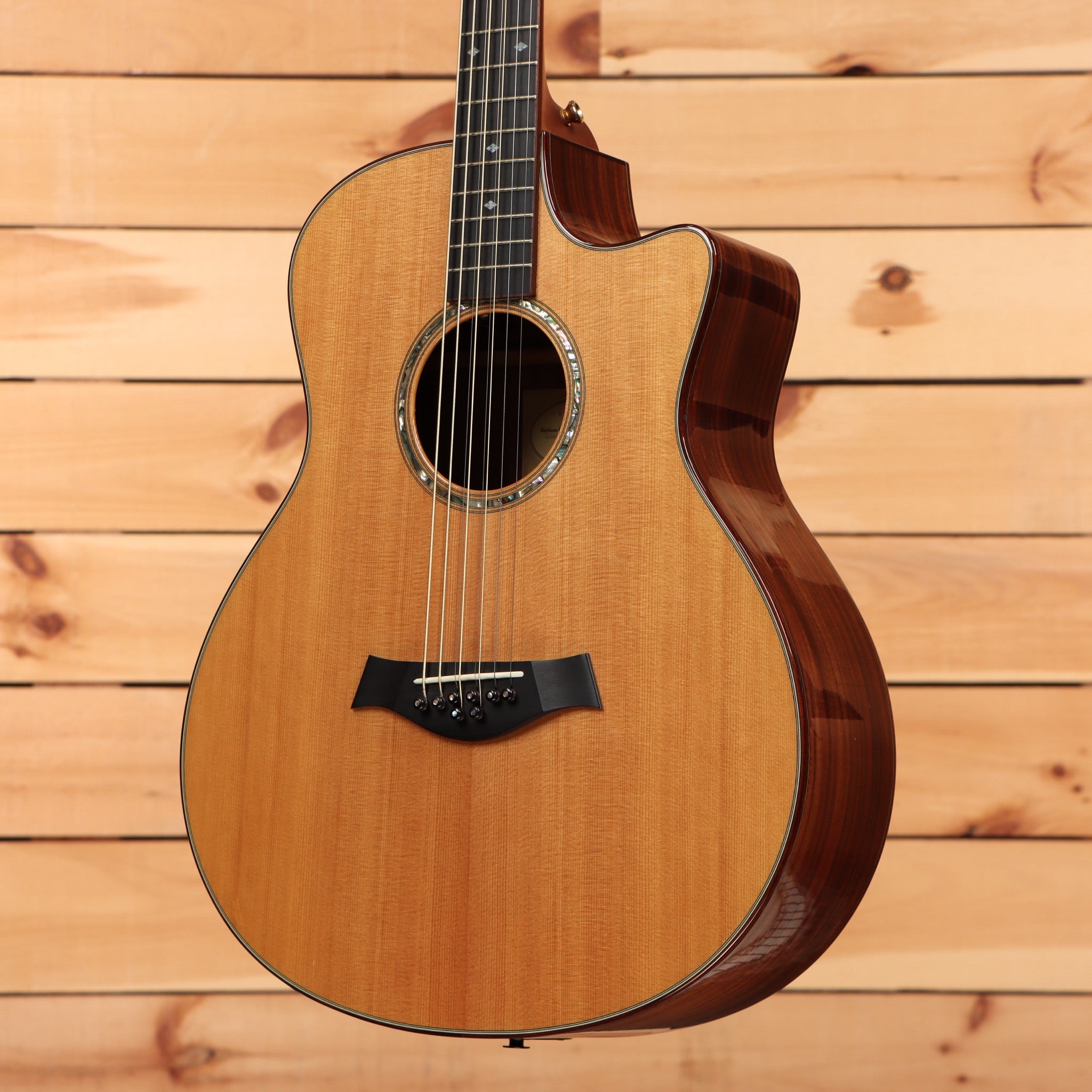 Taylor Baritone 8-String acoustic guitar natural finish with cutaway and rosewood back