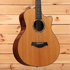 Taylor Baritone 8-string acoustic guitar natural finish with cutaway body and rosewood back