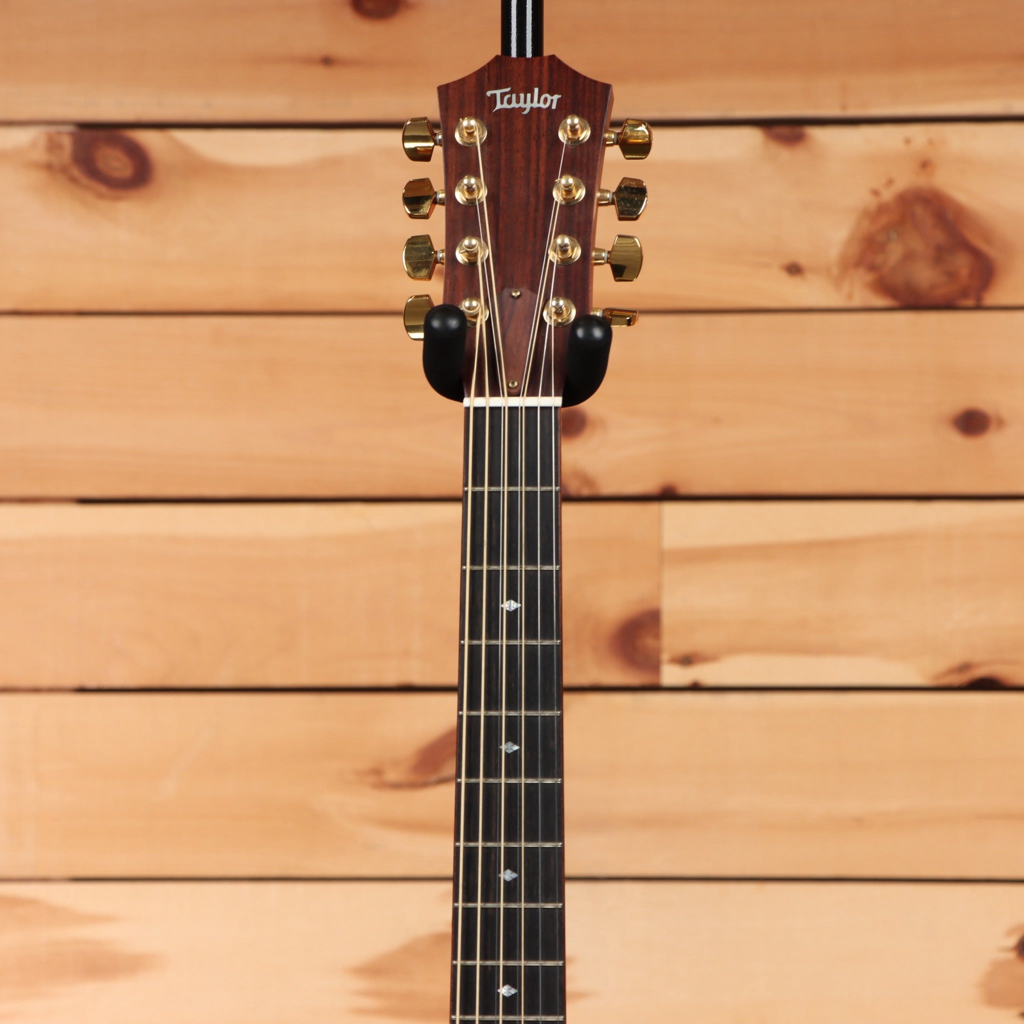 Taylor Baritone 8-String acoustic guitar natural finish with gold tuning machines