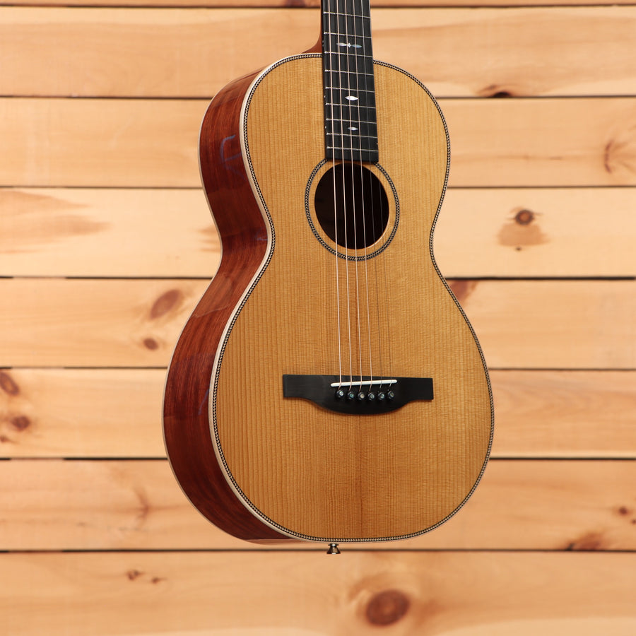 Boucher HG24 parlor acoustic guitar natural finish with rosewood back and sides