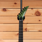 Jackson Righteous Run Custom Soloist electric guitar Purple to Green Shift with ebony fretboard and black locking nut