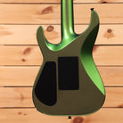 Jackson Righteous Run Custom Soloist electric guitar Purple to Green Shift color-shifting finish with rear cavity covers