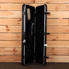 Jackson Righteous Run Custom Soloist guitar hard case open black molded ABS with black velvet interior lining
