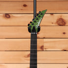 Jackson Righteous Run Custom Soloist electric guitar Purple to Green Shift with locking nut and ebony fretboard