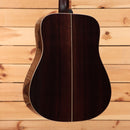 Boucher SG52V dreadnought acoustic guitar natural finish with white binding detail
