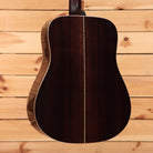 Boucher SG52V dreadnought acoustic guitar natural finish with white binding detail
