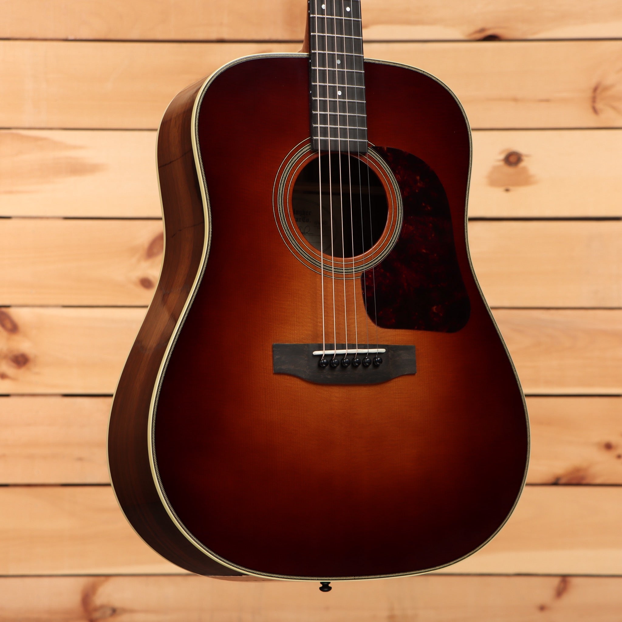 Gallagher Bluegrass Bell dreadnought acoustic guitar rosewood sunburst with cream binding