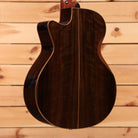 Furch Red Deluxe Gc-LI acoustic-electric Grand Cutaway guitar Natural with rosewood back and sides binding detail