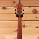 Furch Red Deluxe Gc-LI acoustic guitar Natural mahogany neck rear headstock view with chrome tuners