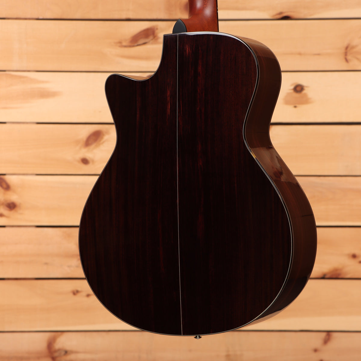 Furch Yellow Gc-SR acoustic-electric guitar Natural with rosewood back and sides cutaway body rear view