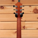 Furch Yellow Gc-SR acoustic guitar Natural mahogany neck rear headstock view with chrome tuning machines
