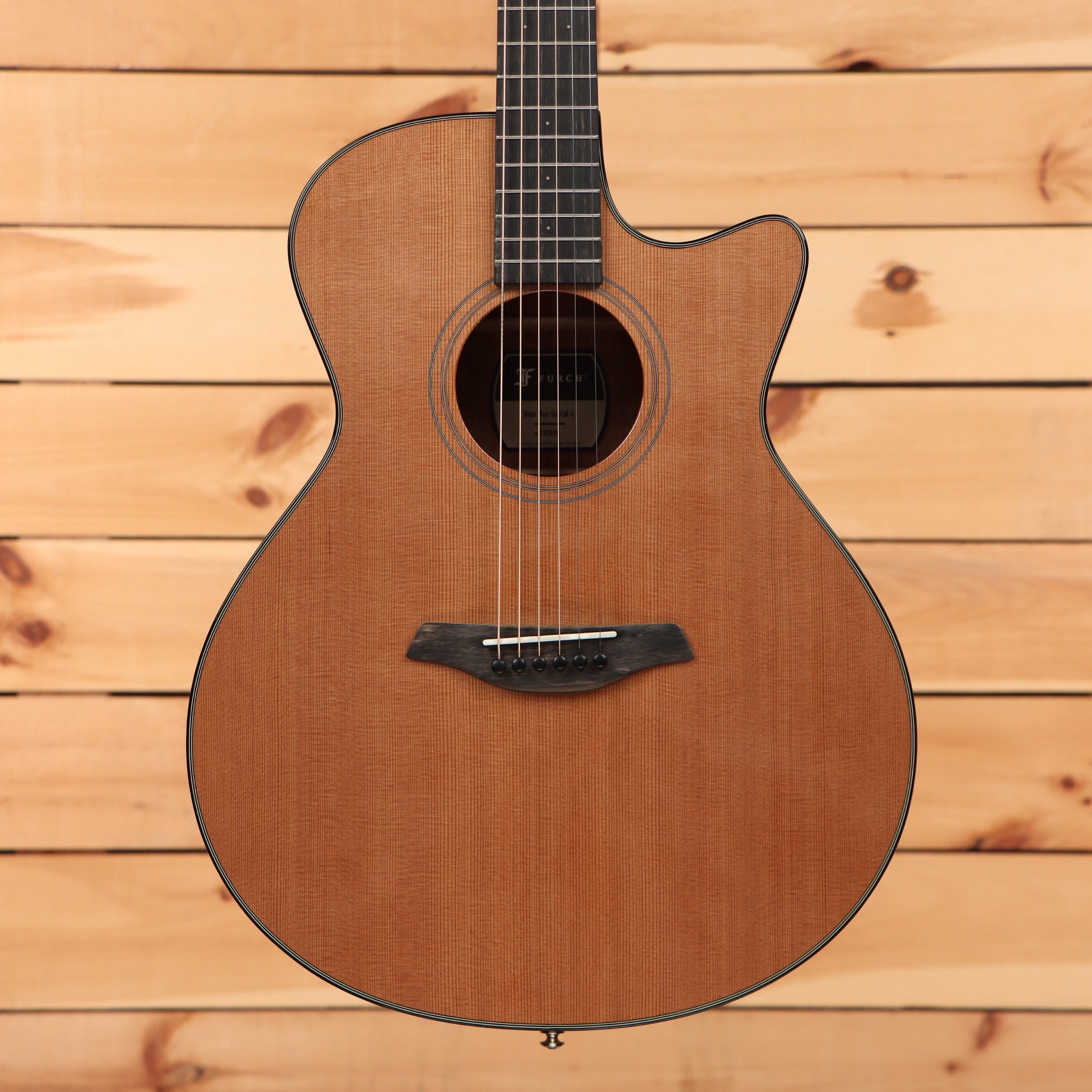Furch Blue Plus GCCMA acoustic guitar natural finish with venetian cutaway