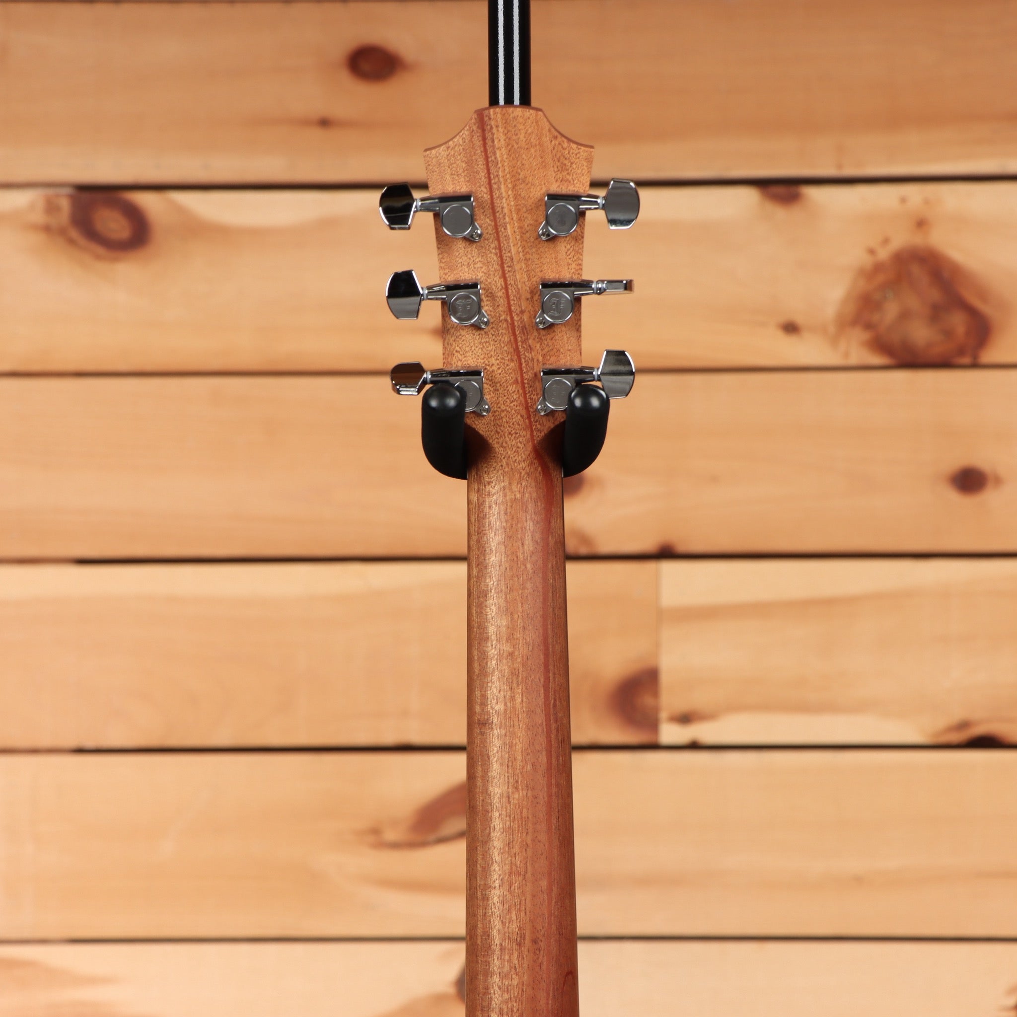 Furch Blue Plus GCCMA natural acoustic guitar with headstock tuning machines and black buttons