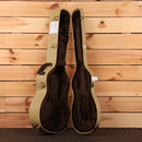 Boucher BG151 dreadnought acoustic guitar natural finish with black interior case and gold hardware