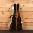 Boucher HG24 classical guitar hard case natural tweed with black velvet interior