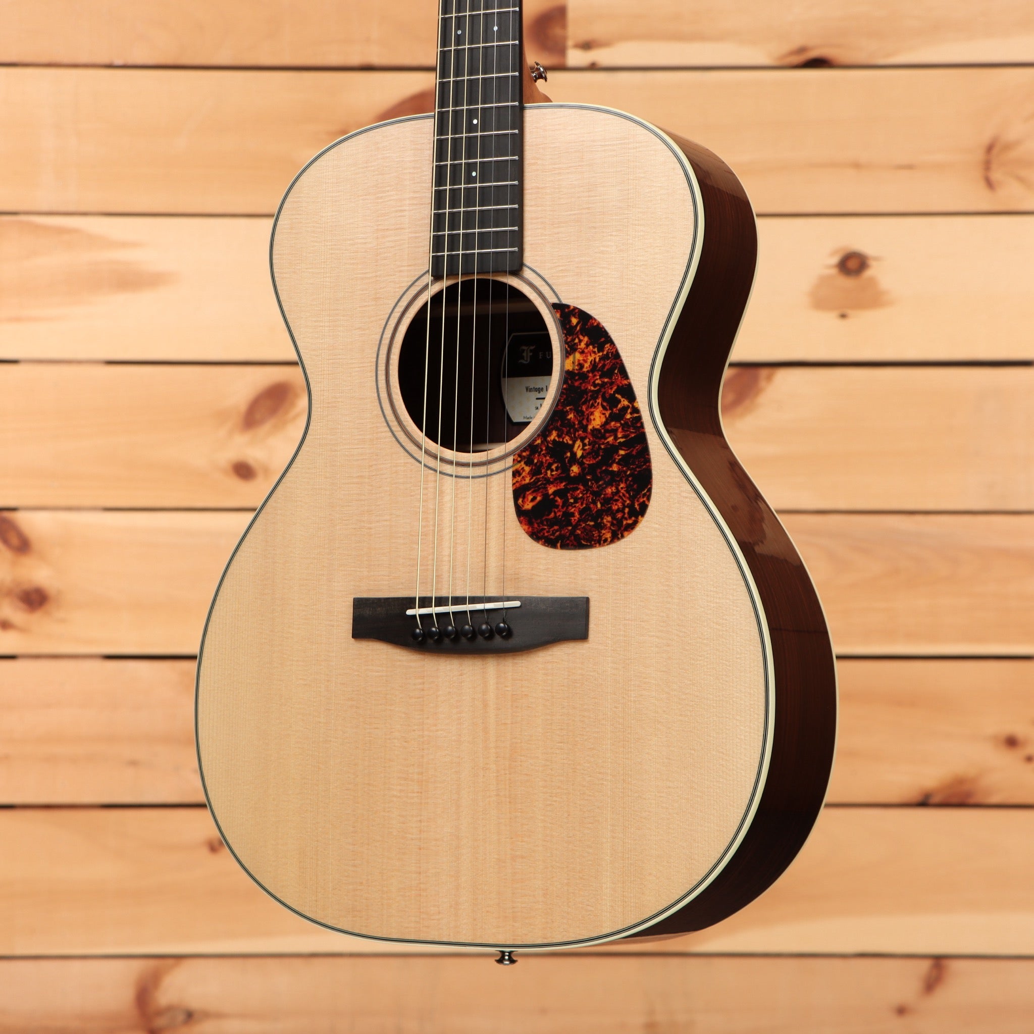 Furch Vintage 1 OM-SR-A acoustic guitar natural finish with tortoiseshell pickguard