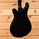 PRS S2 Vela Semi-Hollow electric guitar McCarty Burst showing rear body with satin finish and side-mounted controls