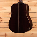 Boucher SG1252BE dreadnought acoustic guitar sunburst finish with white binding