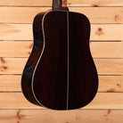 Boucher SG1252BE dreadnought acoustic guitar sunburst finish with blue wood grain inlays
