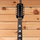 Boucher SG1252BE 12-string acoustic guitar sunburst finish with pearl inlays