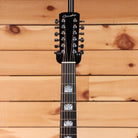 Boucher SG1252BE 12-string acoustic guitar sunburst finish with pearl inlays