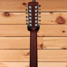 Boucher SG1252BE 12-string acoustic guitar sunburst finish with chrome tuning machines