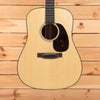Martin D-18 dreadnought acoustic guitar natural finish with tortoiseshell pickguard