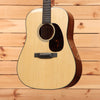 Martin D-18 dreadnought acoustic guitar natural finish with rosewood back and sides