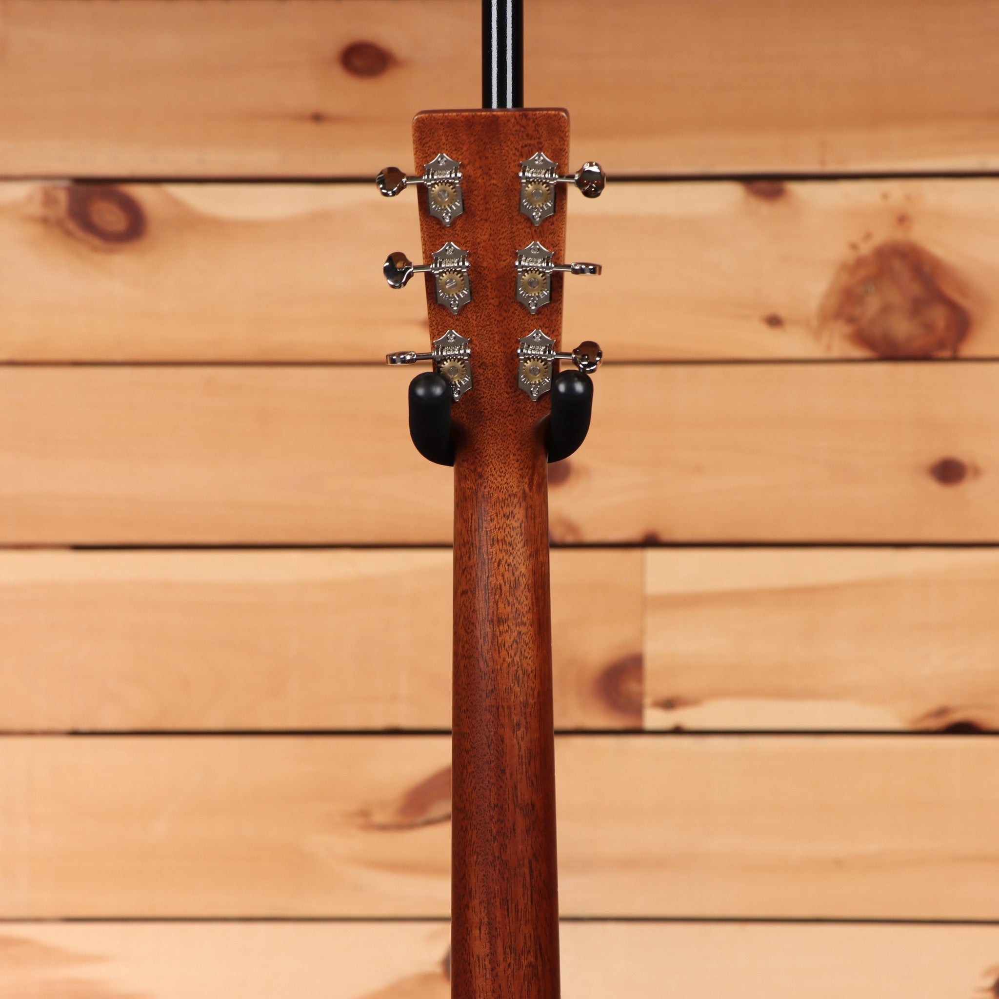 Martin D-18 dreadnought acoustic guitar natural finish with chrome tuning machines