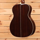 Martin OM-28 concert acoustic guitar natural finish with white binding and rosewood back
