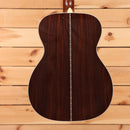 Martin OM-28 concert acoustic guitar natural finish with rosewood back view