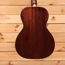 Martin CEO-7 acoustic guitar Autumn Sunset Burst showing rosewood back with white binding