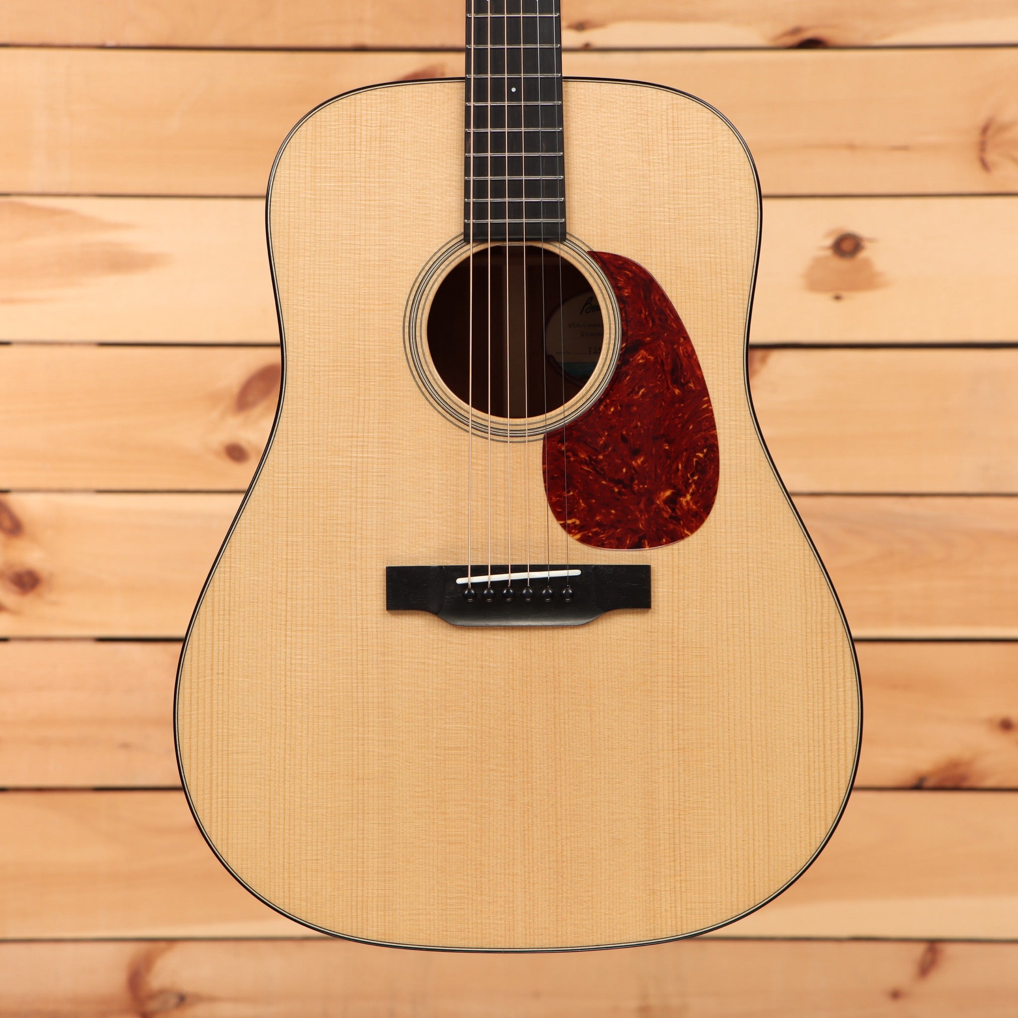 Bourgeois Touchstone D dreadnought acoustic guitar natural finish with tortoiseshell pickguard