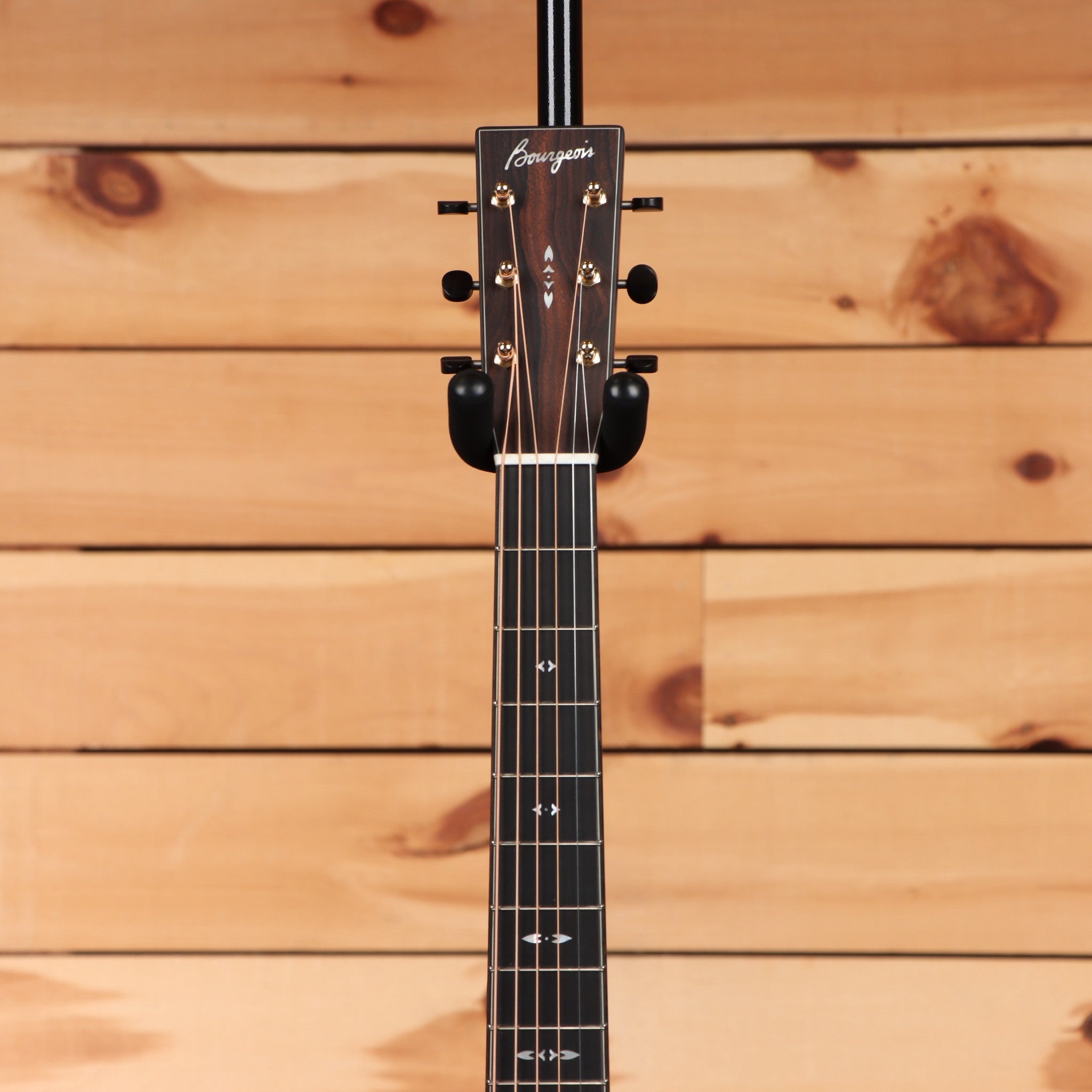 Bourgeois Touchstone Signature D dreadnought acoustic guitar natural finish with inlaid rosewood fretboard