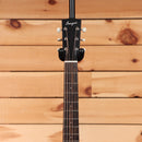 Bourgeois LDB-ST sunburst acoustic guitar with black headstock and rosewood fretboard
