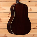 Bourgeois SDSTS dreadnought acoustic guitar sunburst finish with cream binding and dark wood back