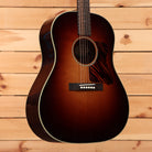 Bourgeois SDSTS dreadnought acoustic guitar sunburst finish with red pickguard and rosewood fretboard