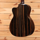 Bourgeois Touchstone Soloist OM acoustic guitar natural finish with striped rosewood back and sides