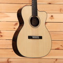 Bourgeois Touchstone Soloist OMC acoustic guitar natural finish with cutaway and rosewood back