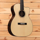 Bourgeois Touchstone Soloist OMC acoustic guitar natural finish with cutaway and rosewood back