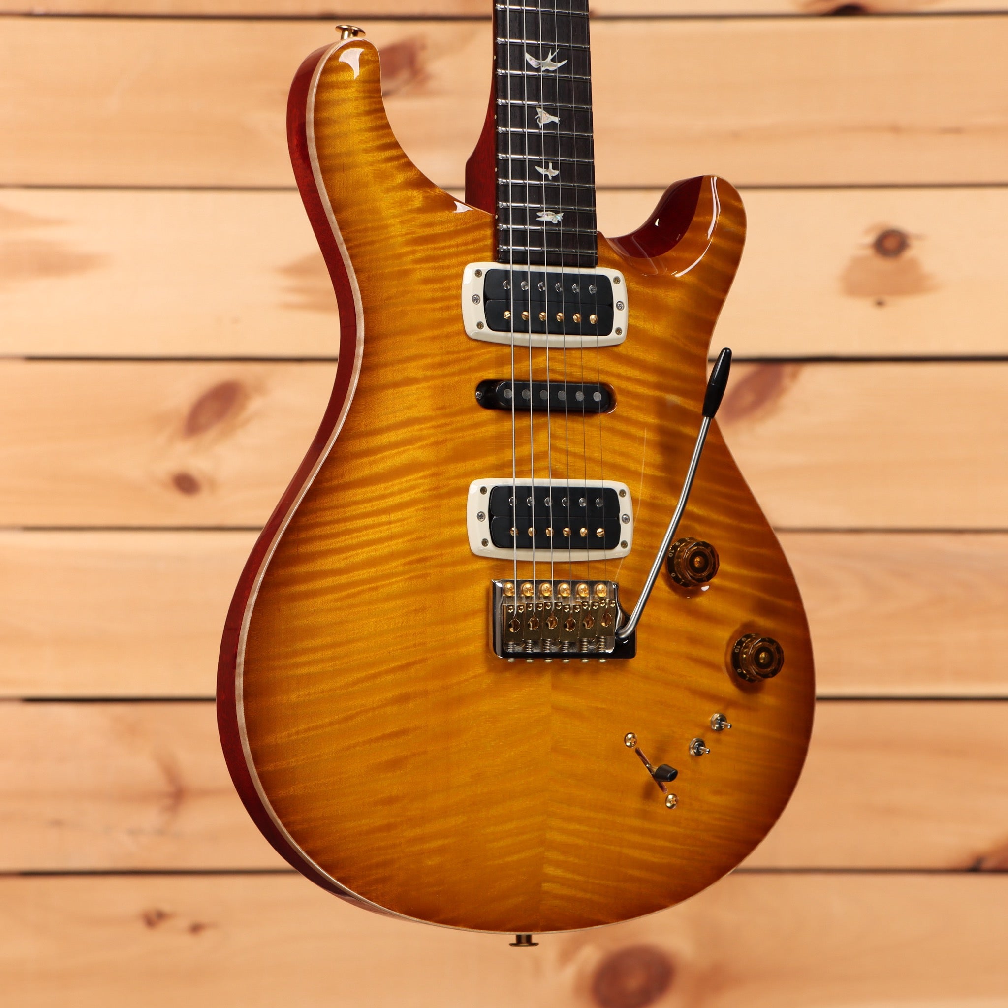 Paul Reed Smith Modern Eagle V 10-Top pre-owned electric guitar McCarty Burst flamed maple top