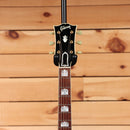 Gibson SJ-200 True Vintage natural acoustic jumbo guitar black headstock with crown inlay and tulip tuners
