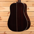 Boucher BG52G dreadnought acoustic guitar natural finish with white binding