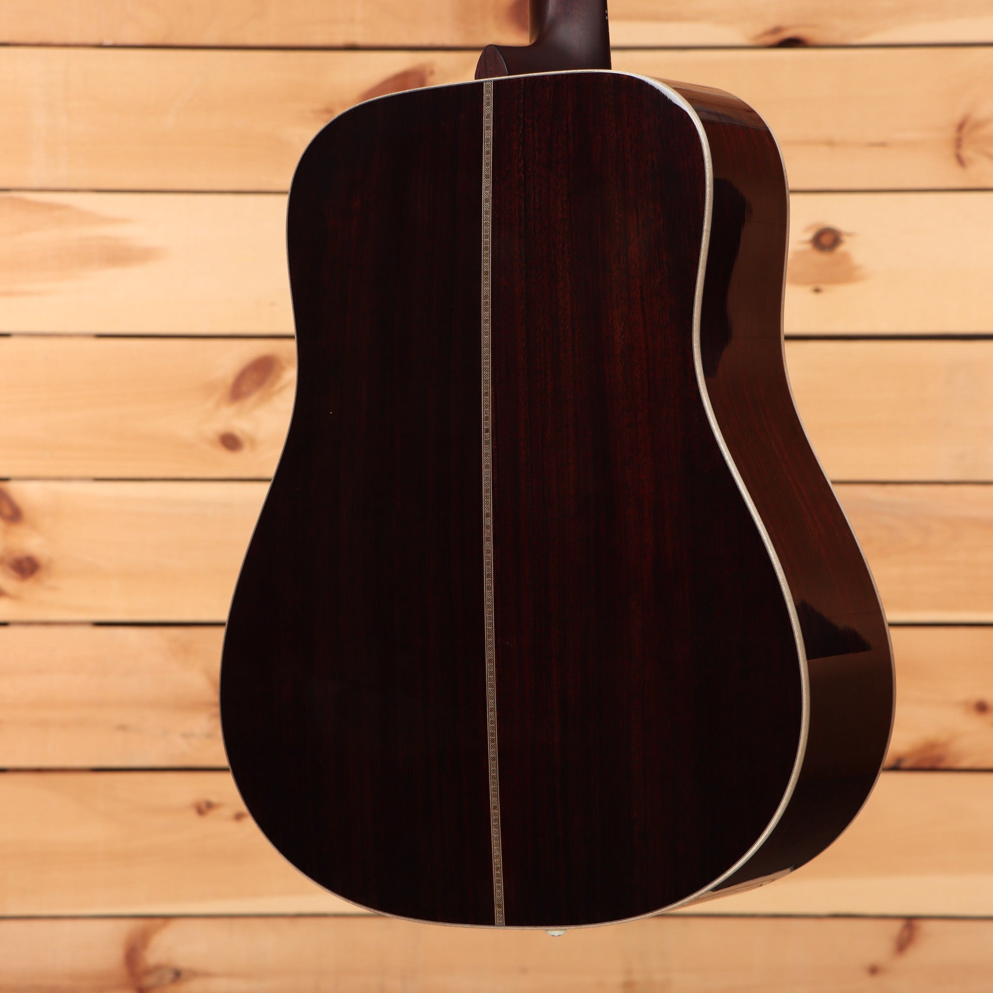 Boucher BG52G dreadnought acoustic guitar natural finish with white binding