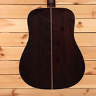 Boucher BG52G dreadnought acoustic guitar natural finish with center seam binding