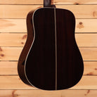 Boucher BG52G dreadnought acoustic guitar natural finish with white binding