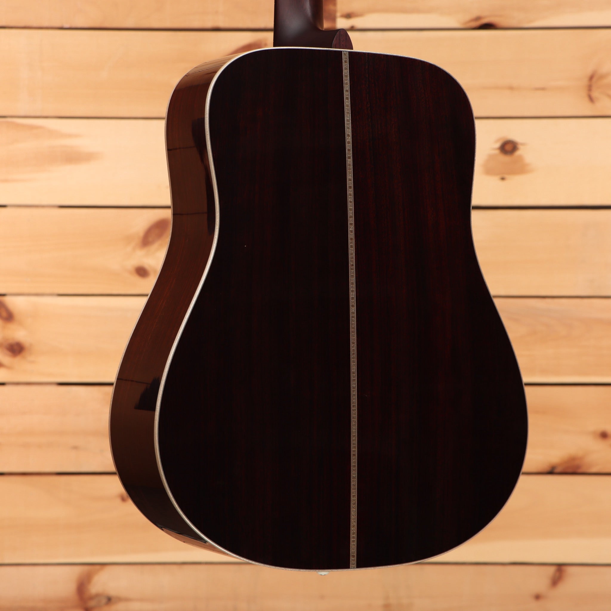 Boucher BG52G dreadnought acoustic guitar natural finish with white binding