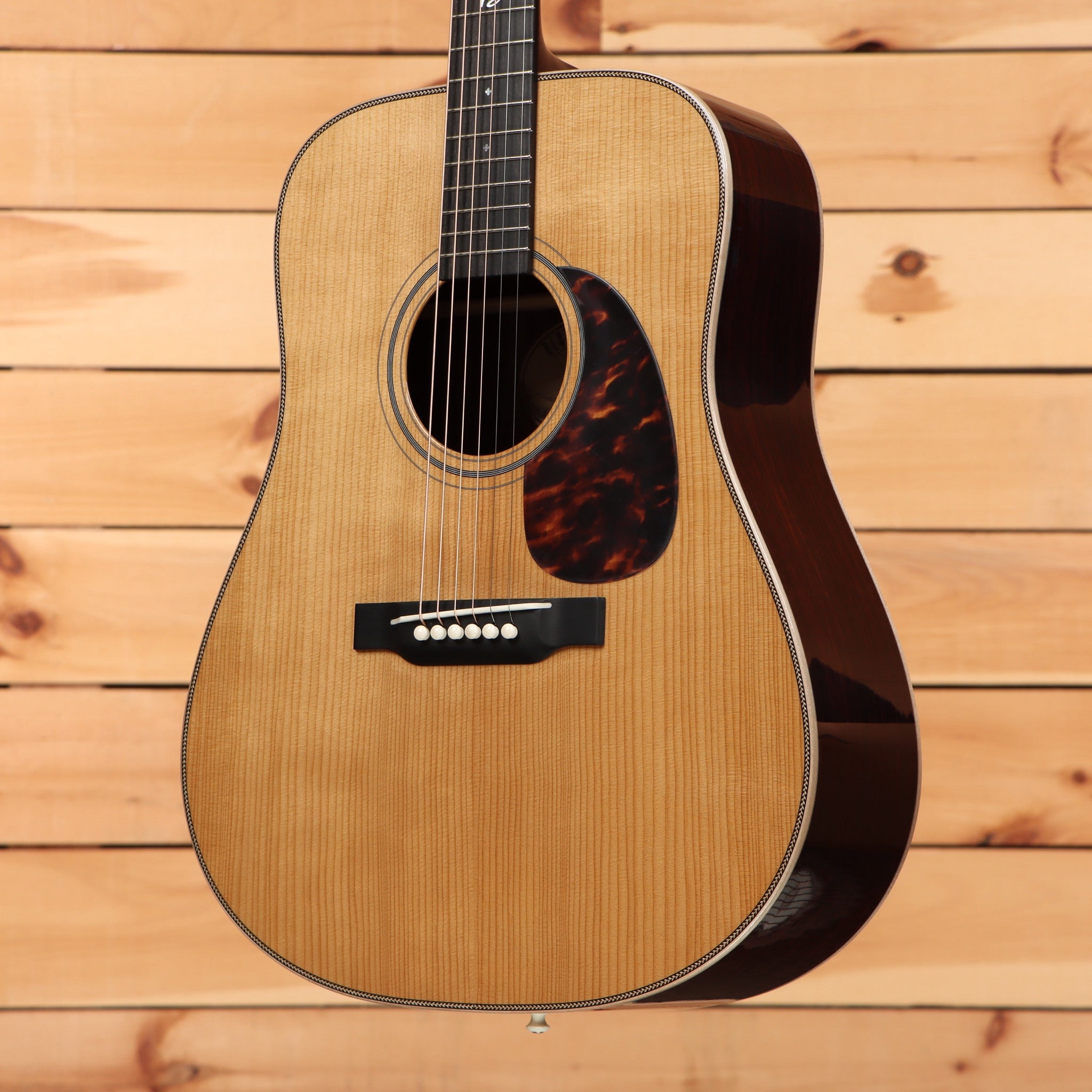 Boucher BG52G dreadnought acoustic guitar natural finish tortoiseshell pickguard