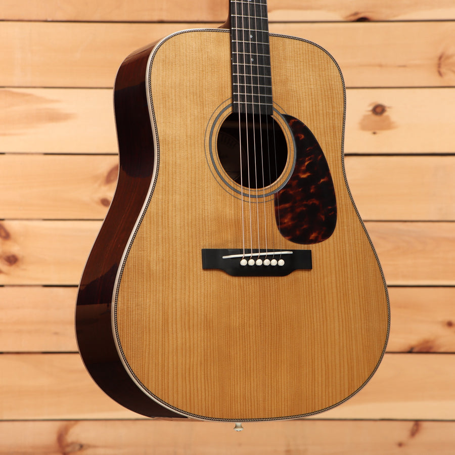 Boucher BG52G dreadnought acoustic guitar natural finish with tortoiseshell pickguard